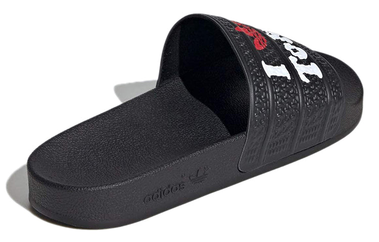 (WMNS) adidas originals Adilette Slides 'Black' H67740
