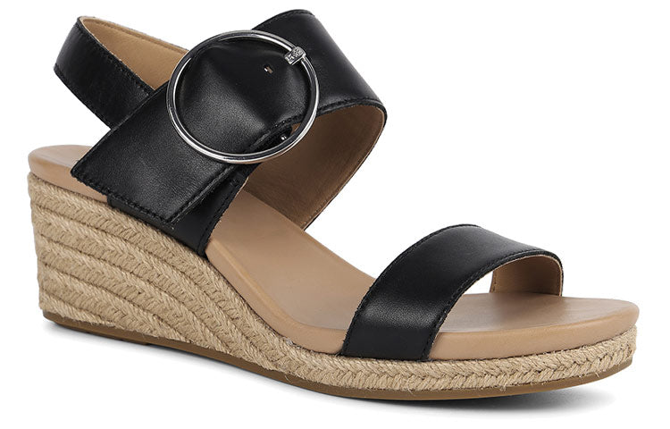 (WMNS) UGG Navee Sandals Black Brown 1117347-BLLE