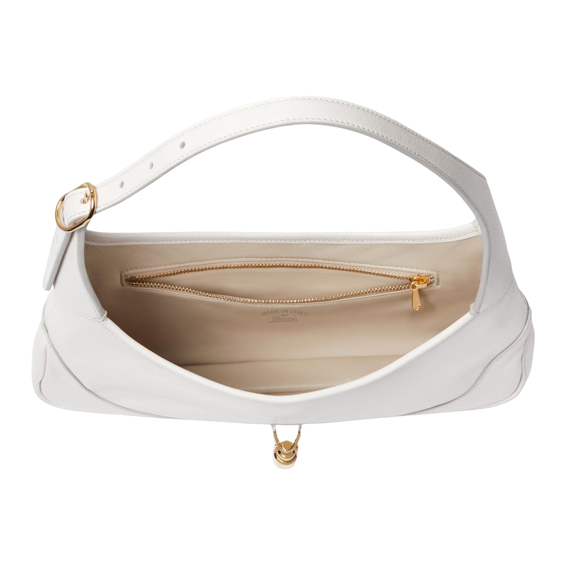 (WMNS) Gucci Jackie Slim Medium Shoulder Bag 'White' 863137-AAGDJ-9214