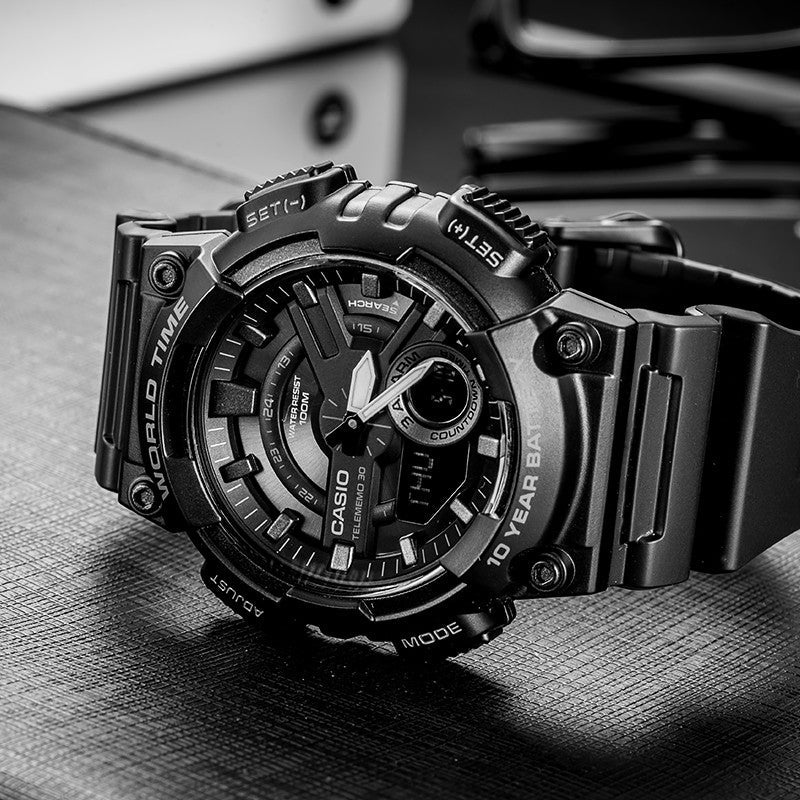 CASIO Baby-G 'Black & White' AEQ-110W-1B&BA-130-7A1PRL