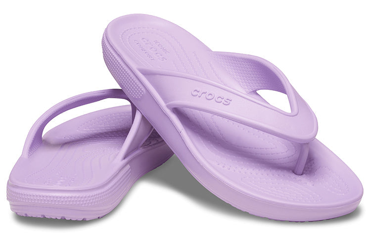Crocs Classic Cozy Non-Slip Flip-Flops Unisex Purple 206119-5PR