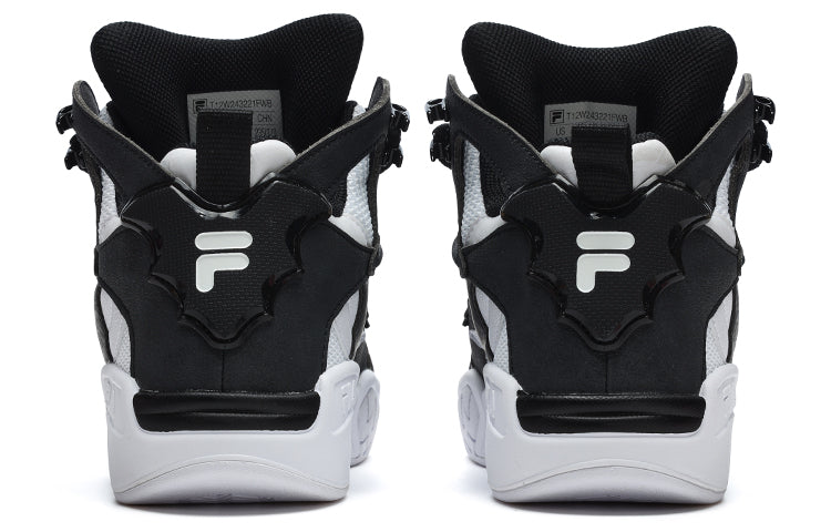 (WMNS) FILA FUSION Desperado Vintage Basketbal Shoes 'White Black' T12W243221FWB