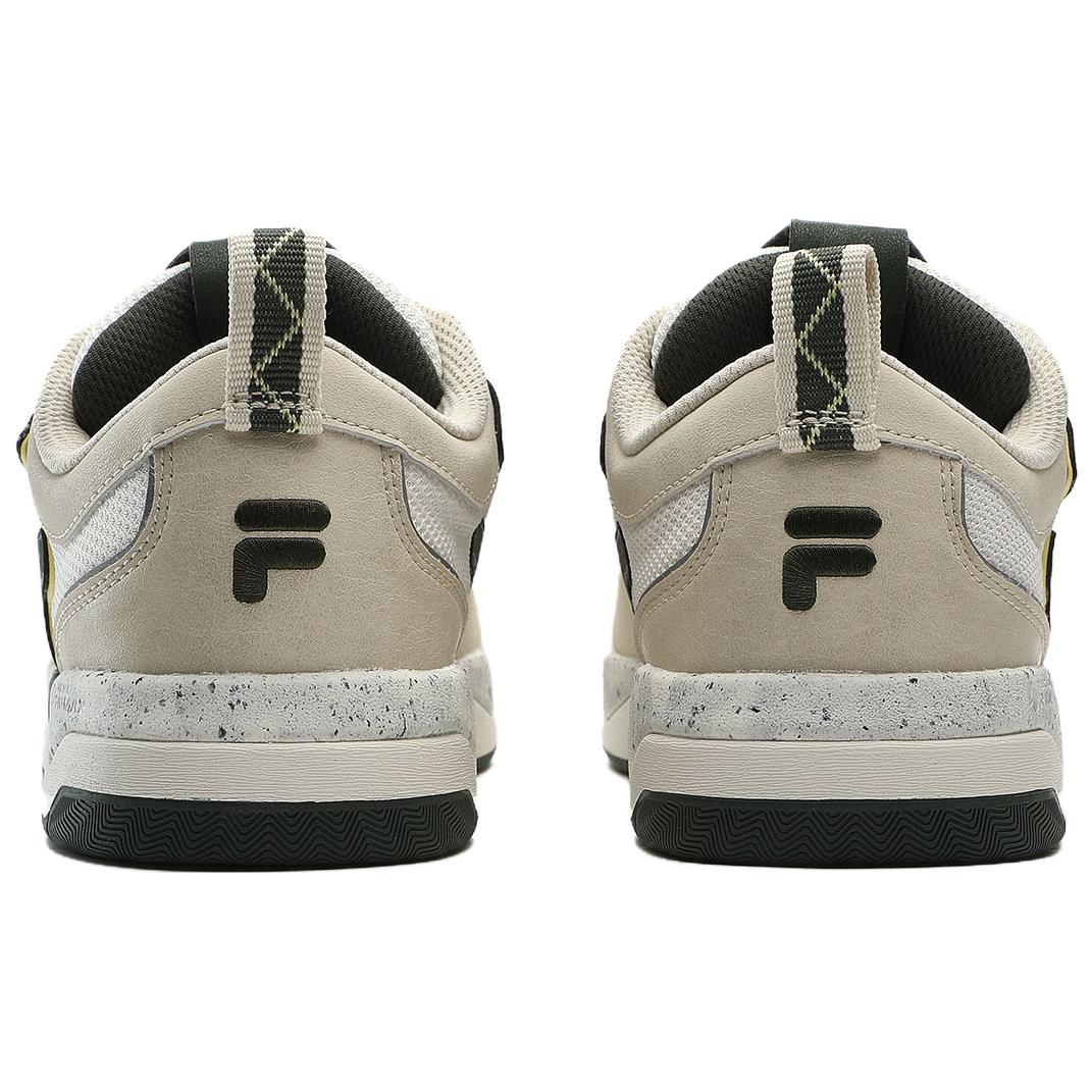 (WMNS) FILA FUSION Nollie Sneakers 'Beige Black White' T12W332301FWB