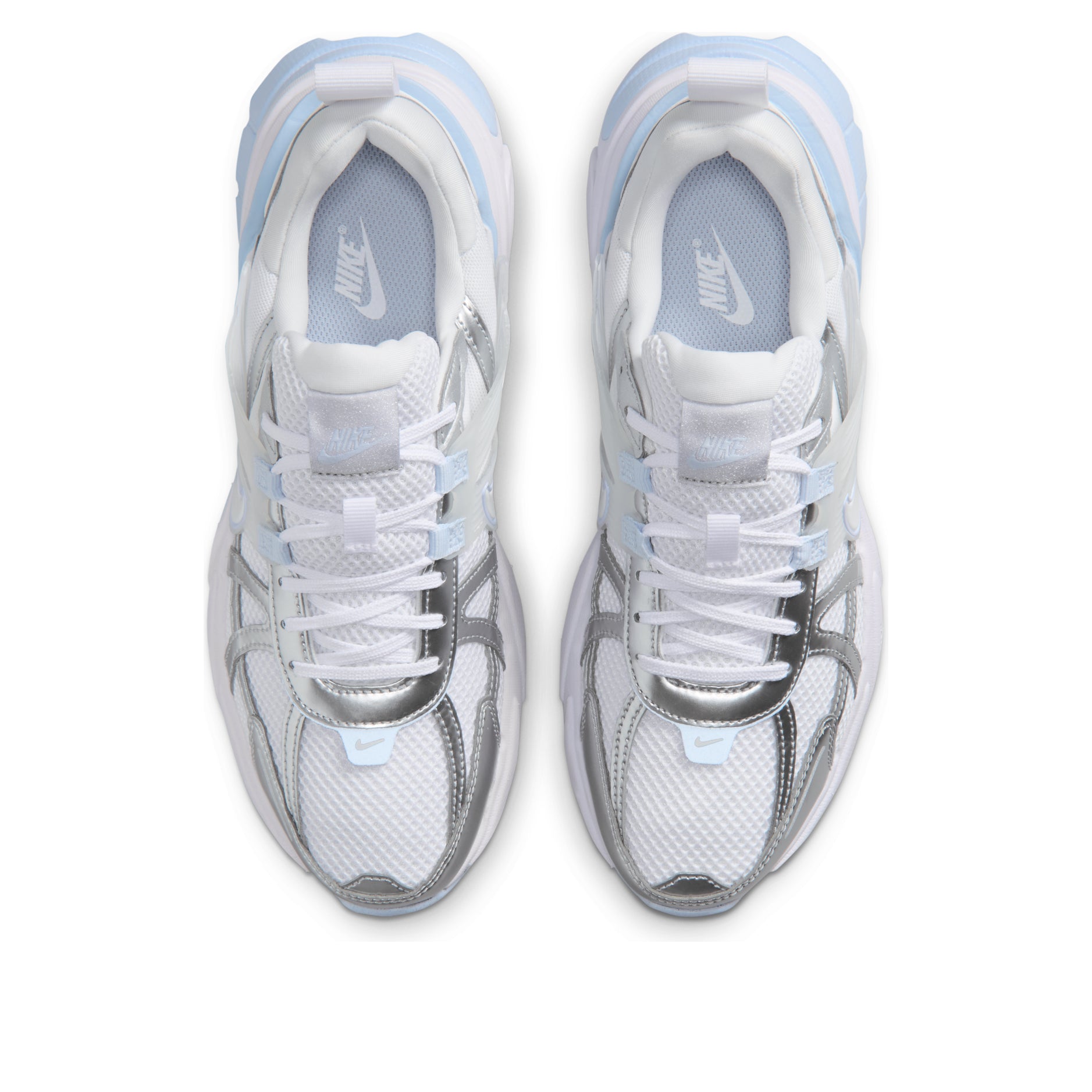 (WMNS) Nike V2K Run 'White Silver Hydrogen Blue' FD0736-119