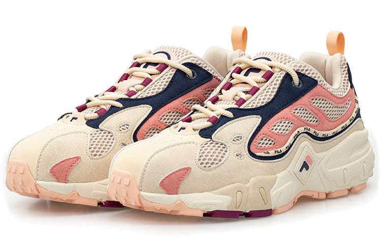 (WMNS) Fila Running Shoes White/Pink/Black T12W031104FAN