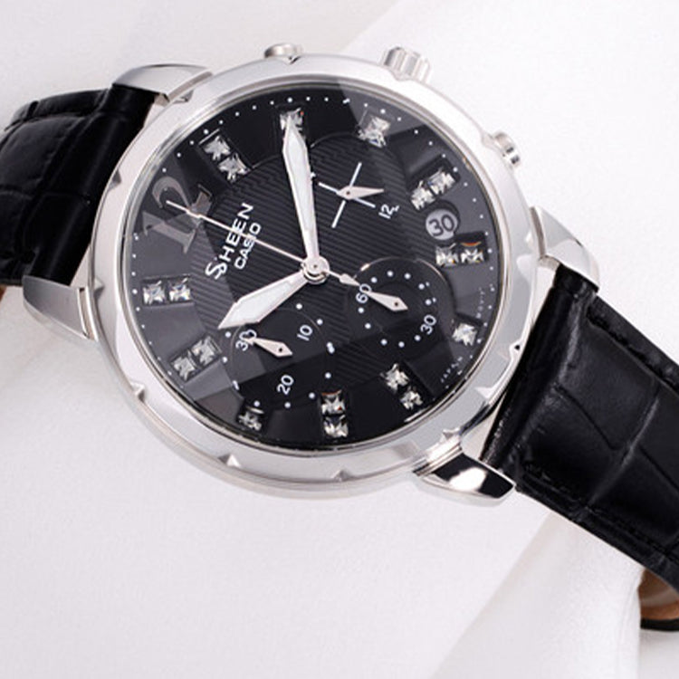 CASIO SHEEN Waterproof Black Analog SHN-5010L-1A