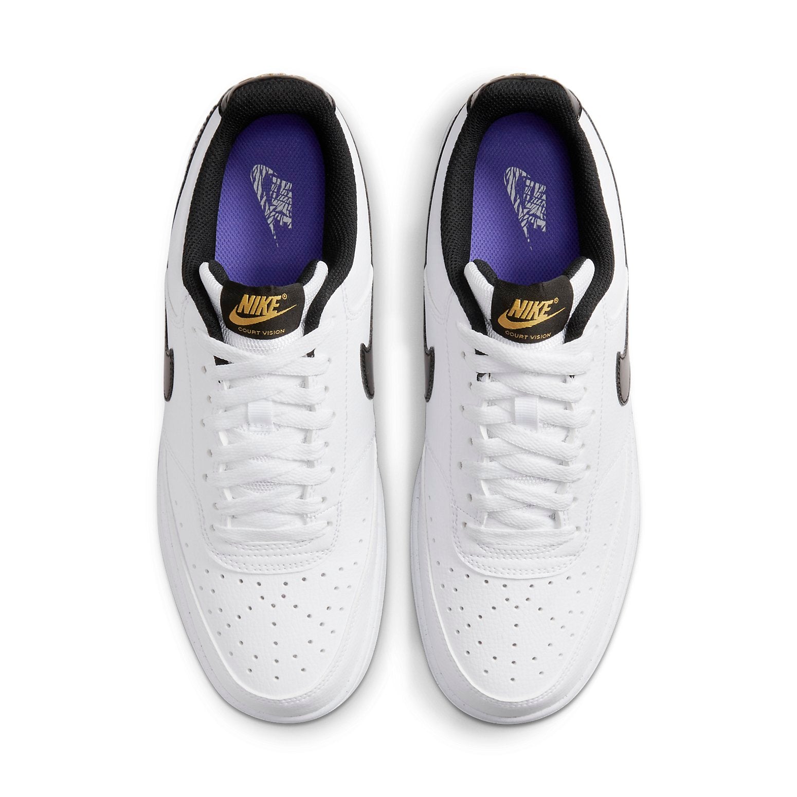 Nike Court Vision Low 'White Black Metallic Gold' DV1899-100