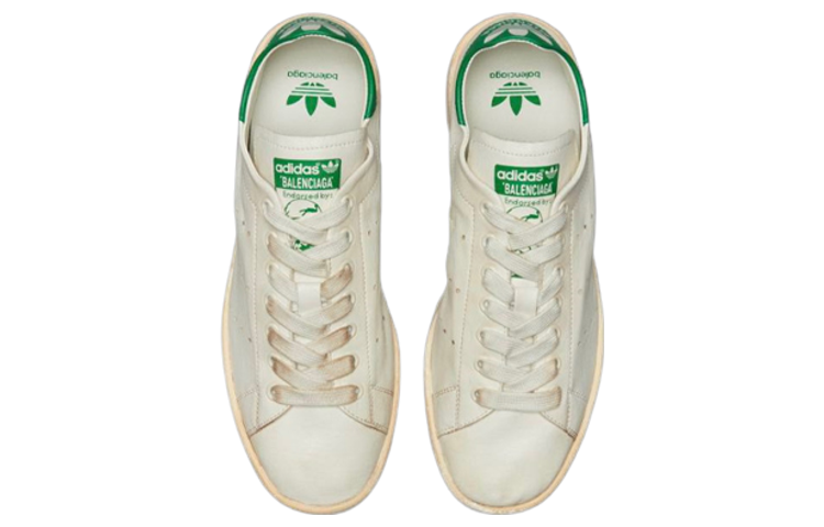 (WMNS) Balenciaga x adidas Stan Smith 'Vintage White Green' 721836WBDV49703