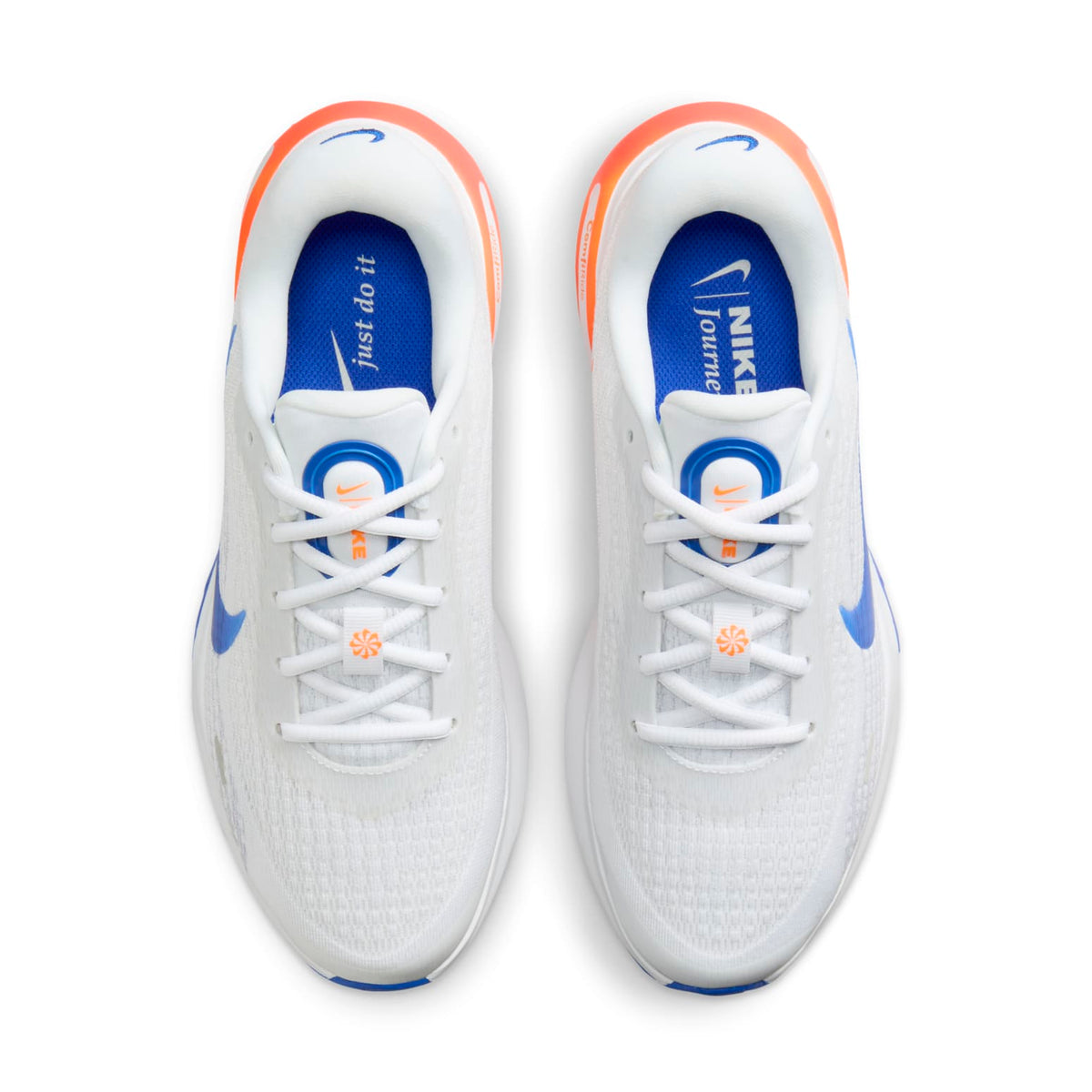 (WMNS) Nike Journey Run 'White Racer Blue Orange' HQ4218-100