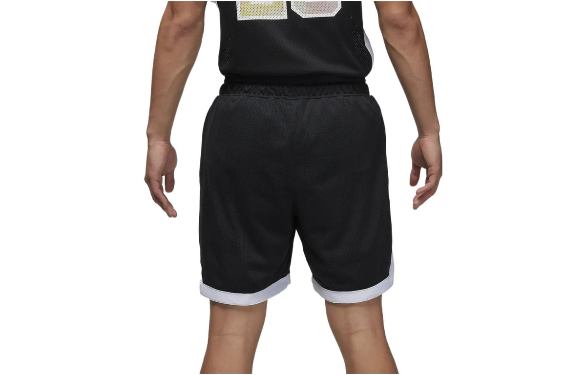Air Jordan Alphabet Logo Breathable Sports Shorts Black DM1415-010