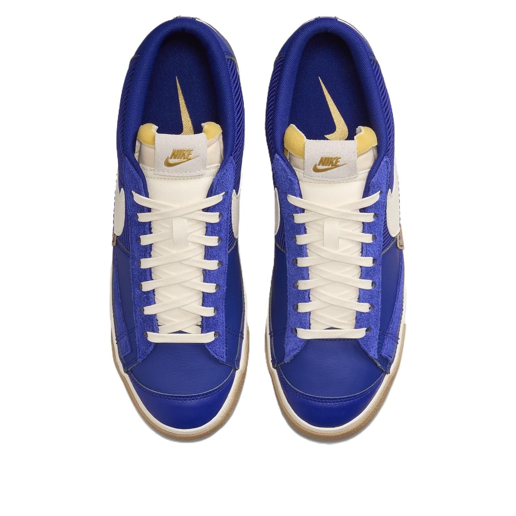 Nike Blazer Low Pro Club 'Deep Royal Blue Gum Light Brown Metallic Gold Pale Ivory' FZ3083-400