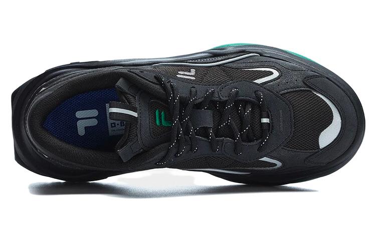 (WMNS) FILA FUSION Bianco 2 Sneakers 'Black Green' T12W311302FBG
