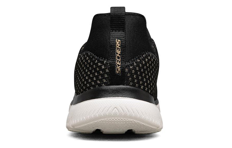 (WMNS) Skechers Summits Low-Top Black/Silver 149204-BKSL