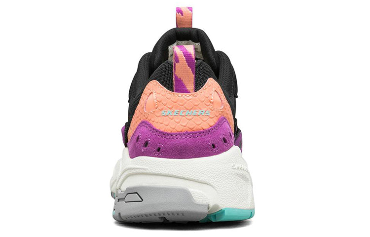 (WMNS) Skechers Stamina 'Black Purple Blue' 149045-BKMT