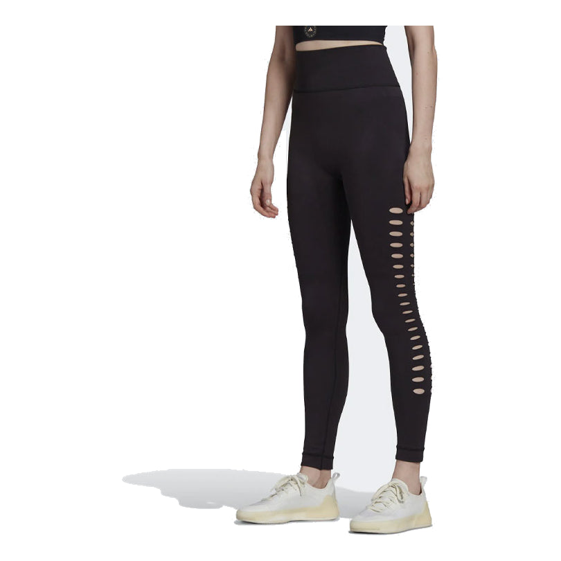 (WMNS) adidas by Stella McCartney TruePurpose Yoga Knit Tights 'Black' HB6072
