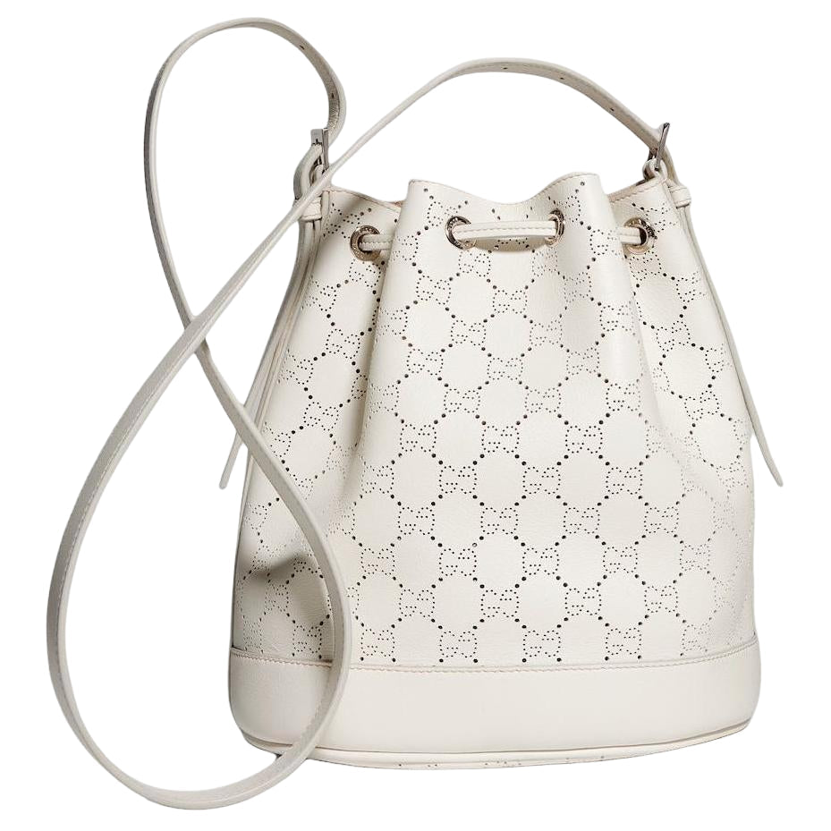 (WMNS) Gucci Venice Small Bucket Bag 'White' A002GW-AAG3G-9214