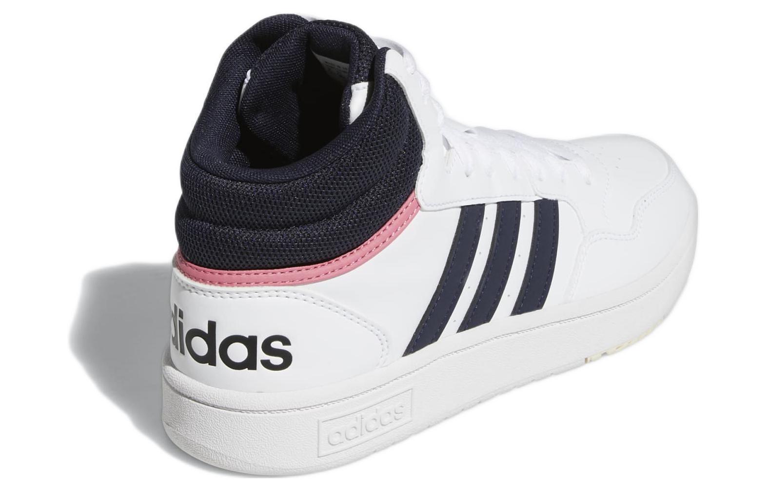 (WMNS) adidas Hoops 3.0 Mid Classic Shoes 'White Legend Ink' GW5455