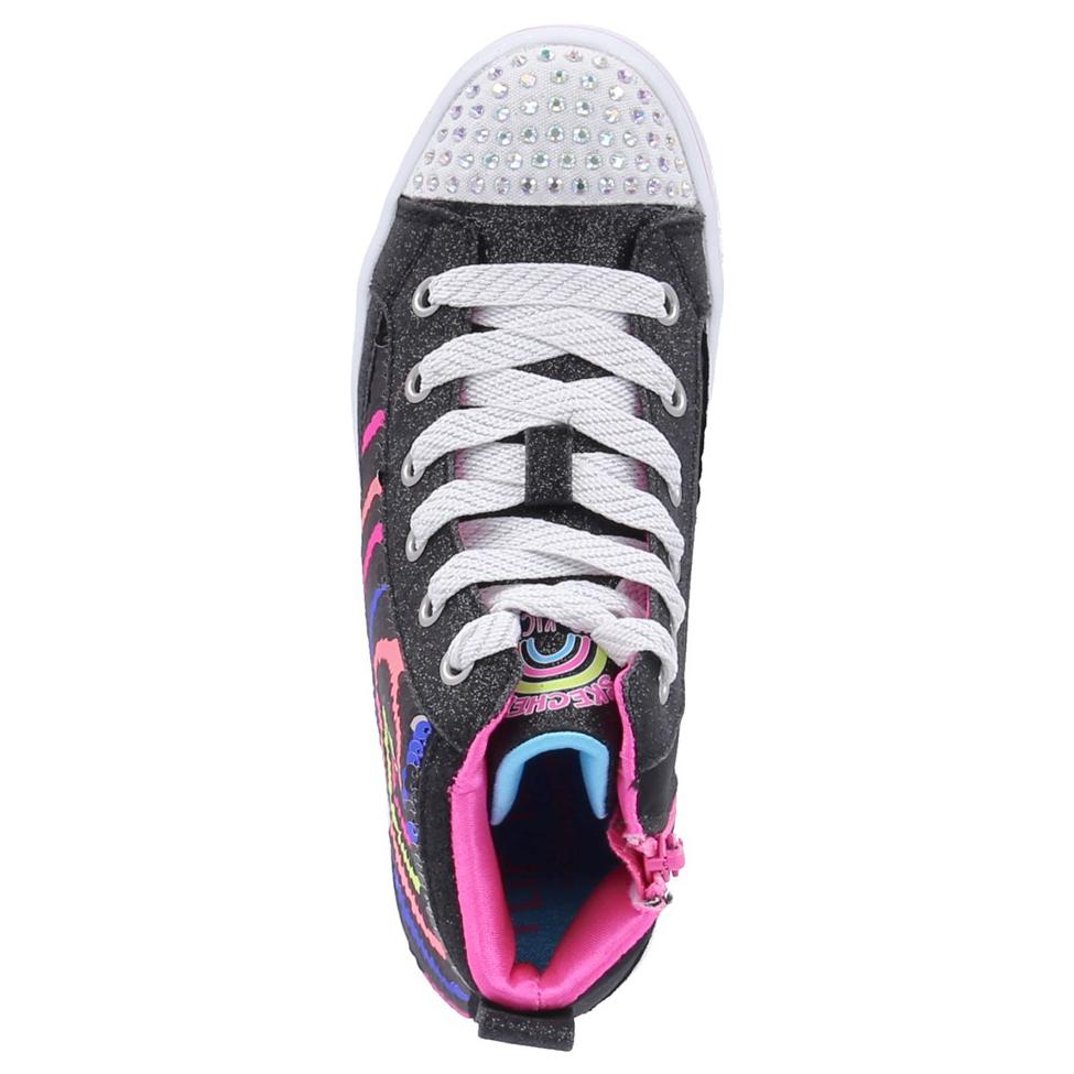 (GS) Skechers Twi-Lights 2.0 - Heartbeatz Shoes 'Black Multi' 314544L-BKMT