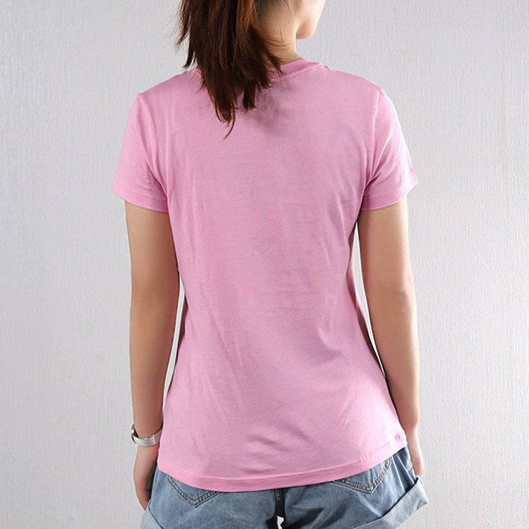 (WMNS) Nike Nsw Tee JDI Basic Printing Short Sleeve Pink CI1384-629