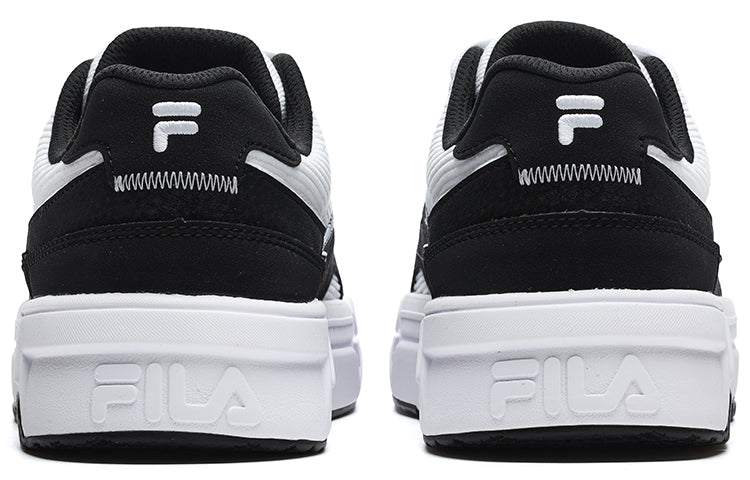 (WMNS) FILA FUSION Bank Skate Shoes 'Black White' T12W242205FBW