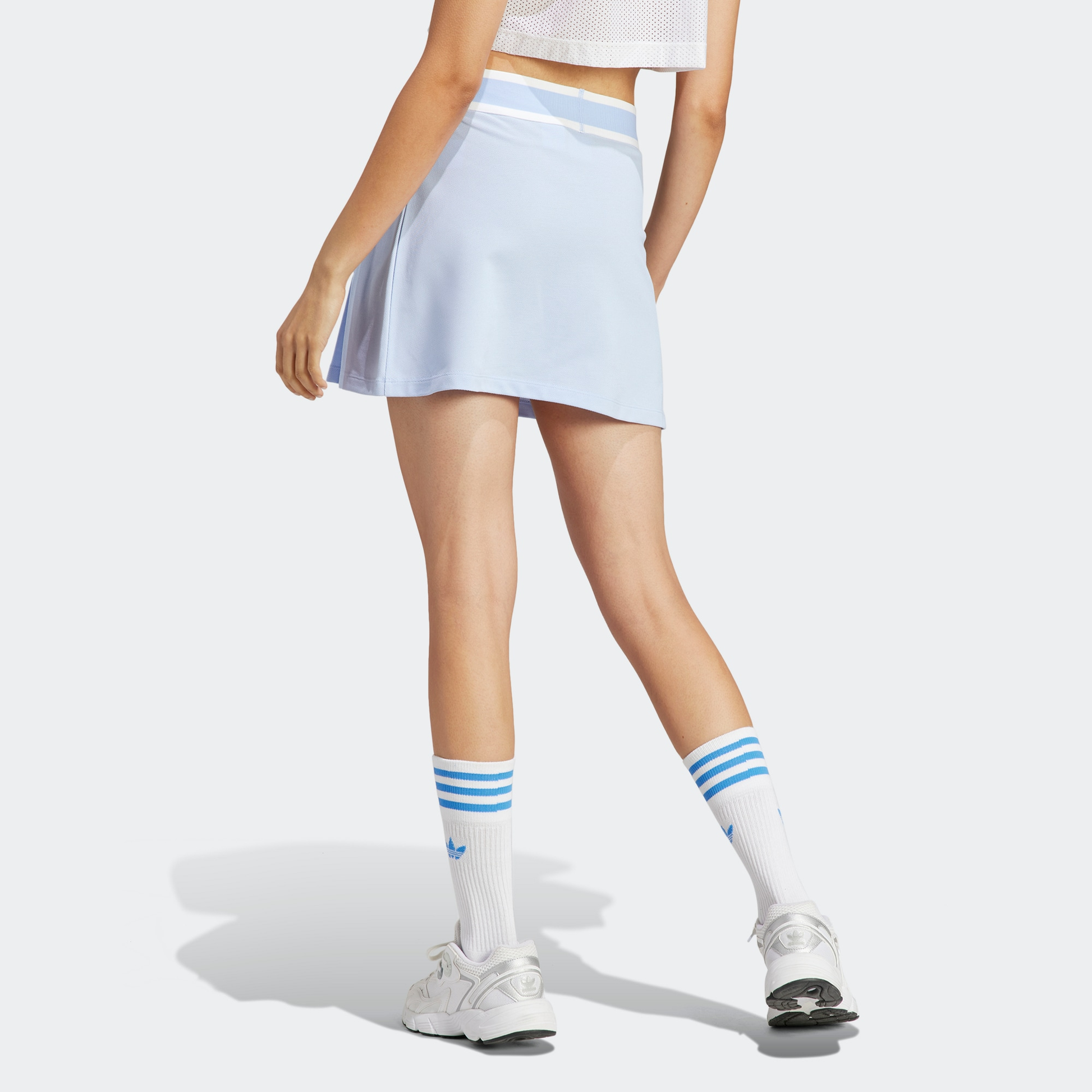 (WMNS) adidas originals Skirt Pink Blue' IP3759