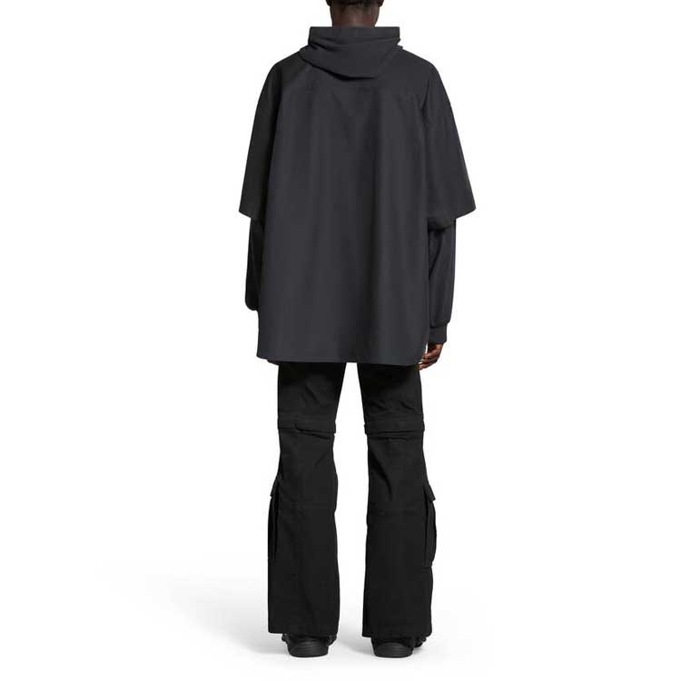 Balenciaga Unity Sports Icon Patched Shirt Large Fit 'Black' 768771TNM601000