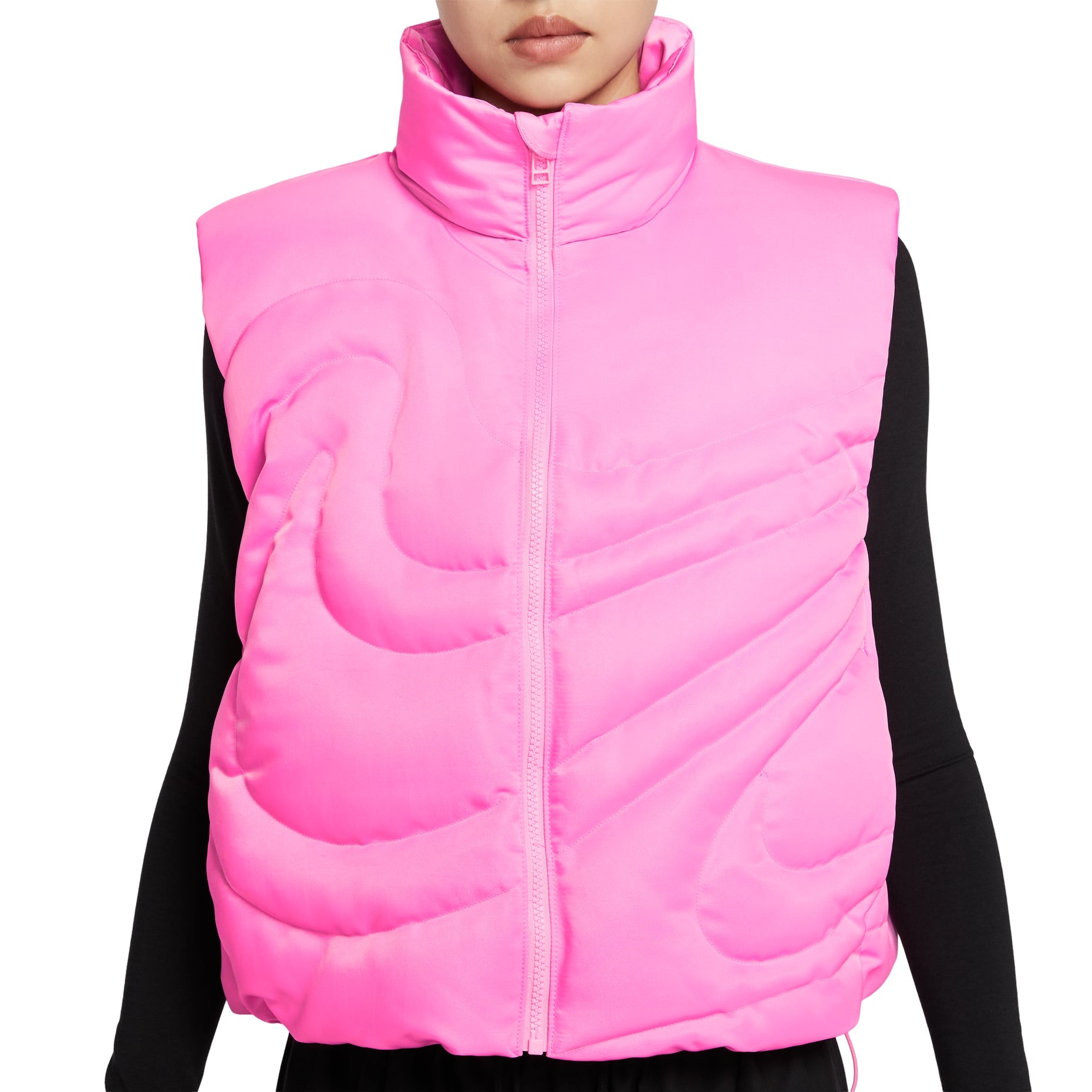 (WMNS) Nike Sportswear Swoosh Series Oversized Down Vest 'Pink Spell'  IH8008-606