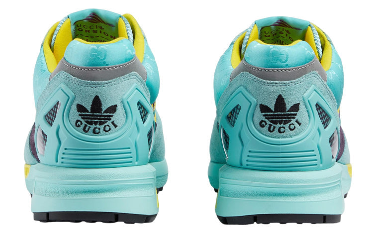 adidas x GUCCI ZX 8000 Sneakers 'Aqua Blue Yellow Brown' 721936-AAA9L-4644