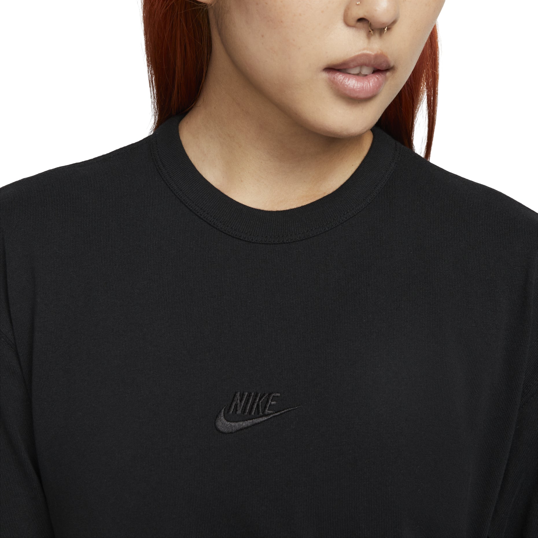 Nike Sportswear Premium EssentialsT 'Embroidered Black' DO7393-010