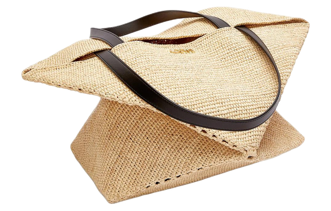 (WMNS) Loewe XL Puzzle Fold Tote 'Natural Black' B779Q18X18-2165
