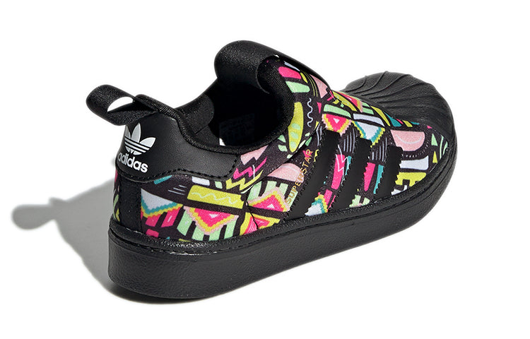 (PS) adidas originals Superstar 360 C Running Shoes Black/Yellow EE8386