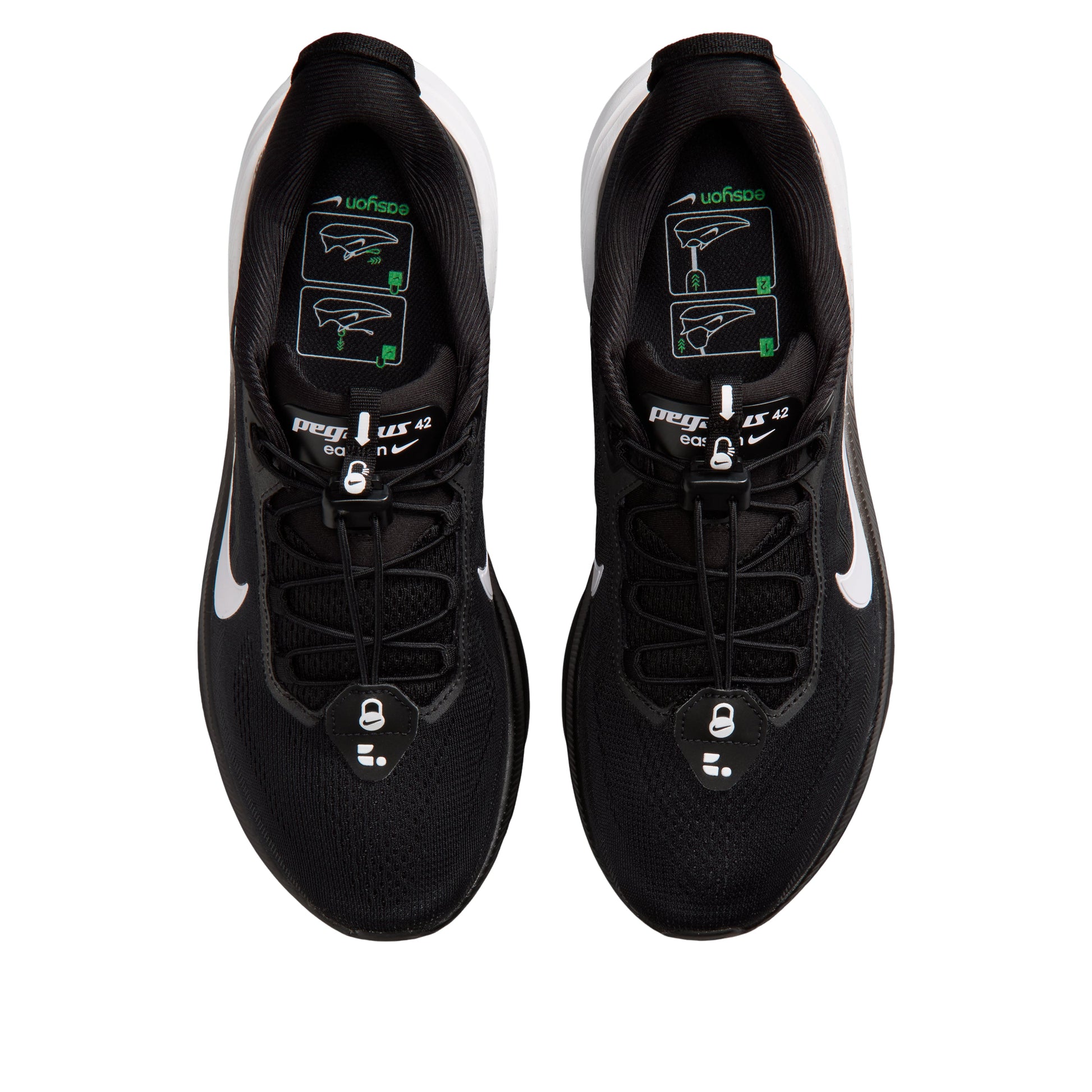 Nike Air Zoom Pegasus 42 EasyOn 'Black White' IM4110-001