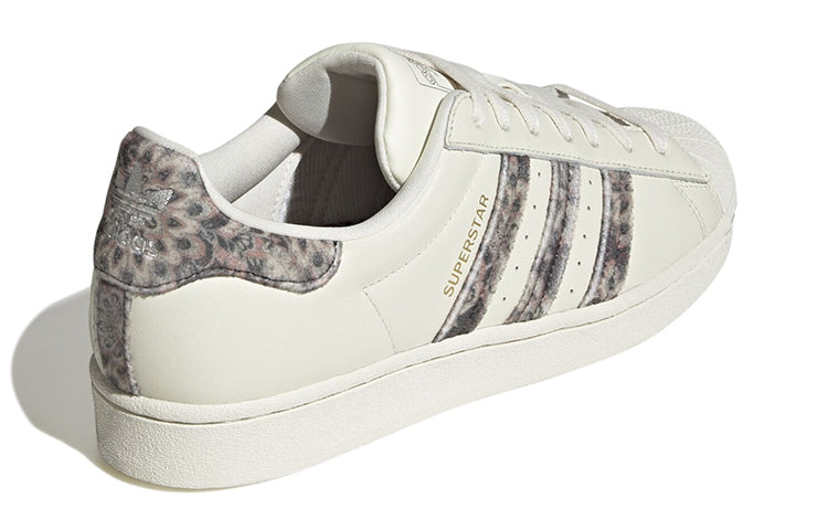 adidas originals Superstar Wear-resistant Non-Slip Casual Skateboarding Shoes Unisex Gray H03415