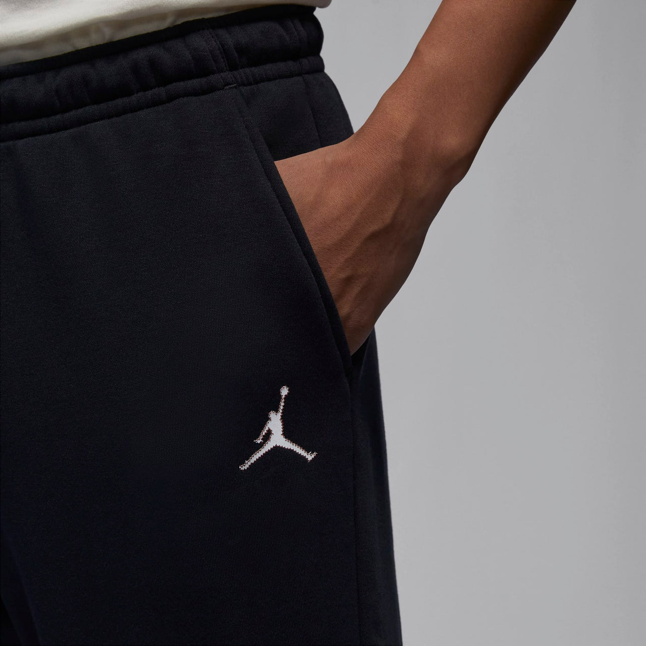Air Jordan Printed Drawstring Knit Jogger Pants 'Black' FN4620-010