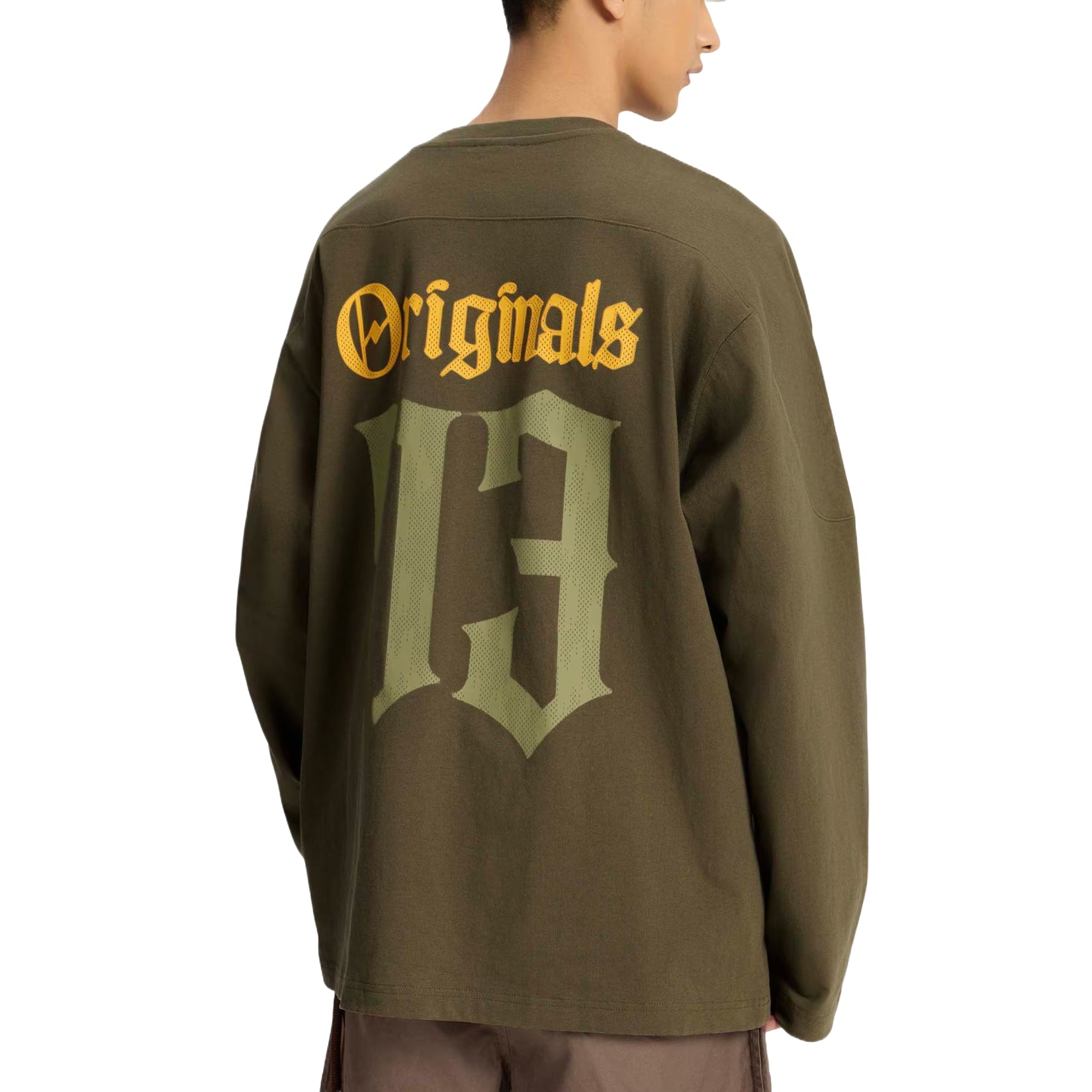adidas OG M Tee LS T-Shirt Asia Sizing 'Olive Strata' KT3038