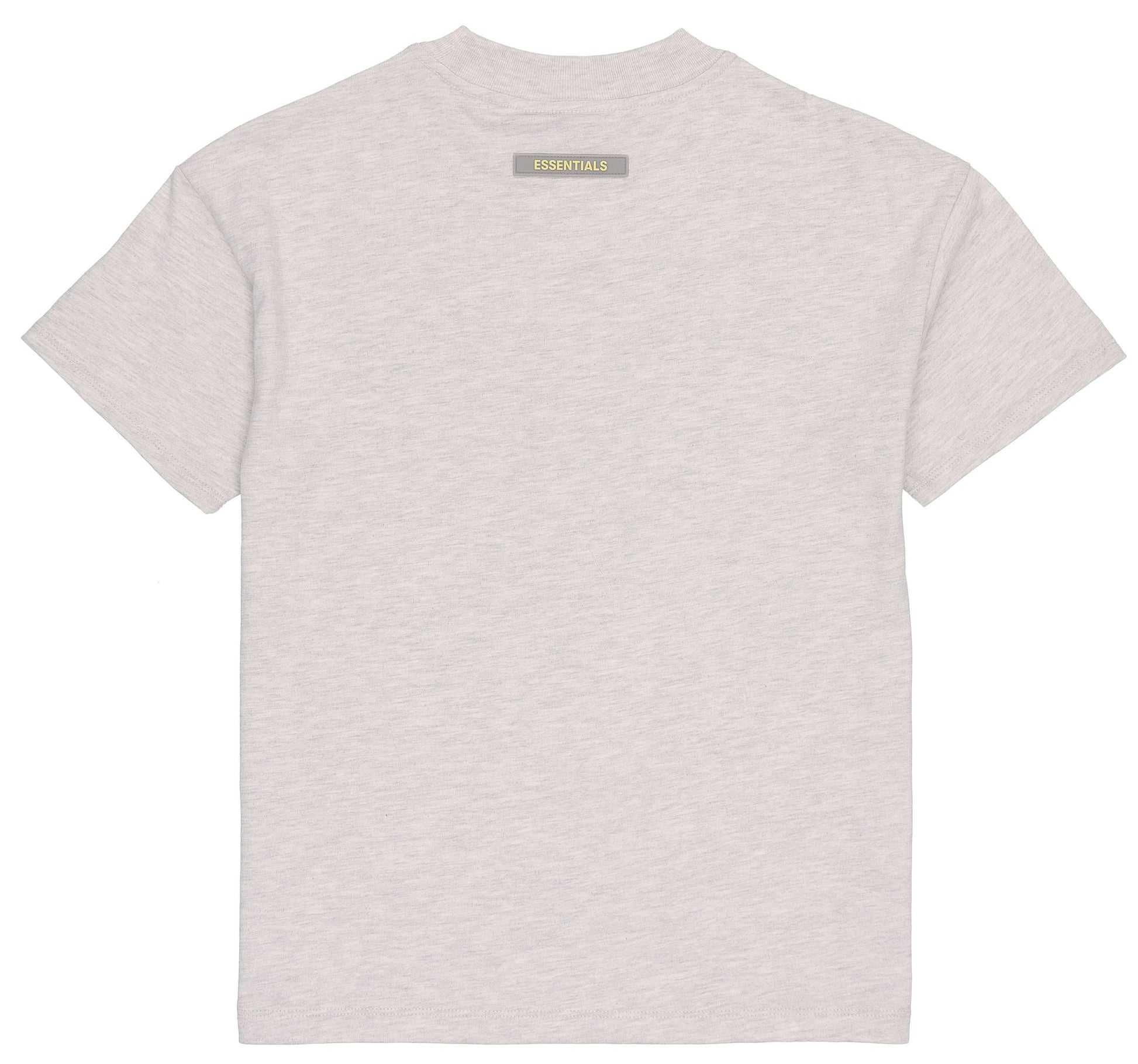 (GS) Fear of God Essentials SS21 Short Sleeve Tee Light Heather Oatmeal T FOG-SS21-540