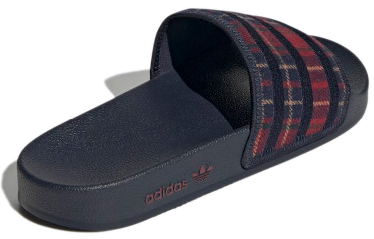 adidas Adilette Slide 'Cozy Pack - Legend Ink Victory Crimson' GW0820