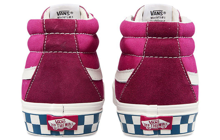Vans Sk8-Mid Reissue 'Checker Sidewall - Rumba Red Jazzy' VN0A391FWQ5