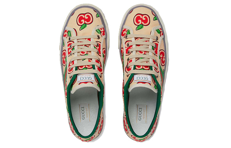 (WMNS) Gucci Tennis 1977 'GG Apple Print' 606110-H2C10-9270