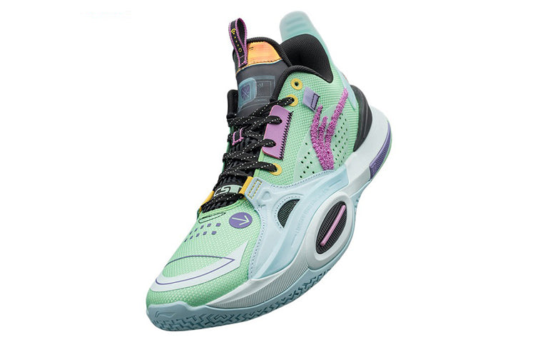 Li-Ning Wade All City 10 V1 x Disney 'MInt Green Purple' ABAT123-2