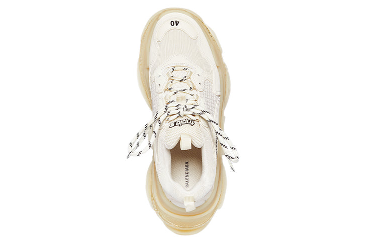 (WMNS) Balenciaga Triple S Sneaker 'Clear Sole - Eggshell' 544351W2GA19100