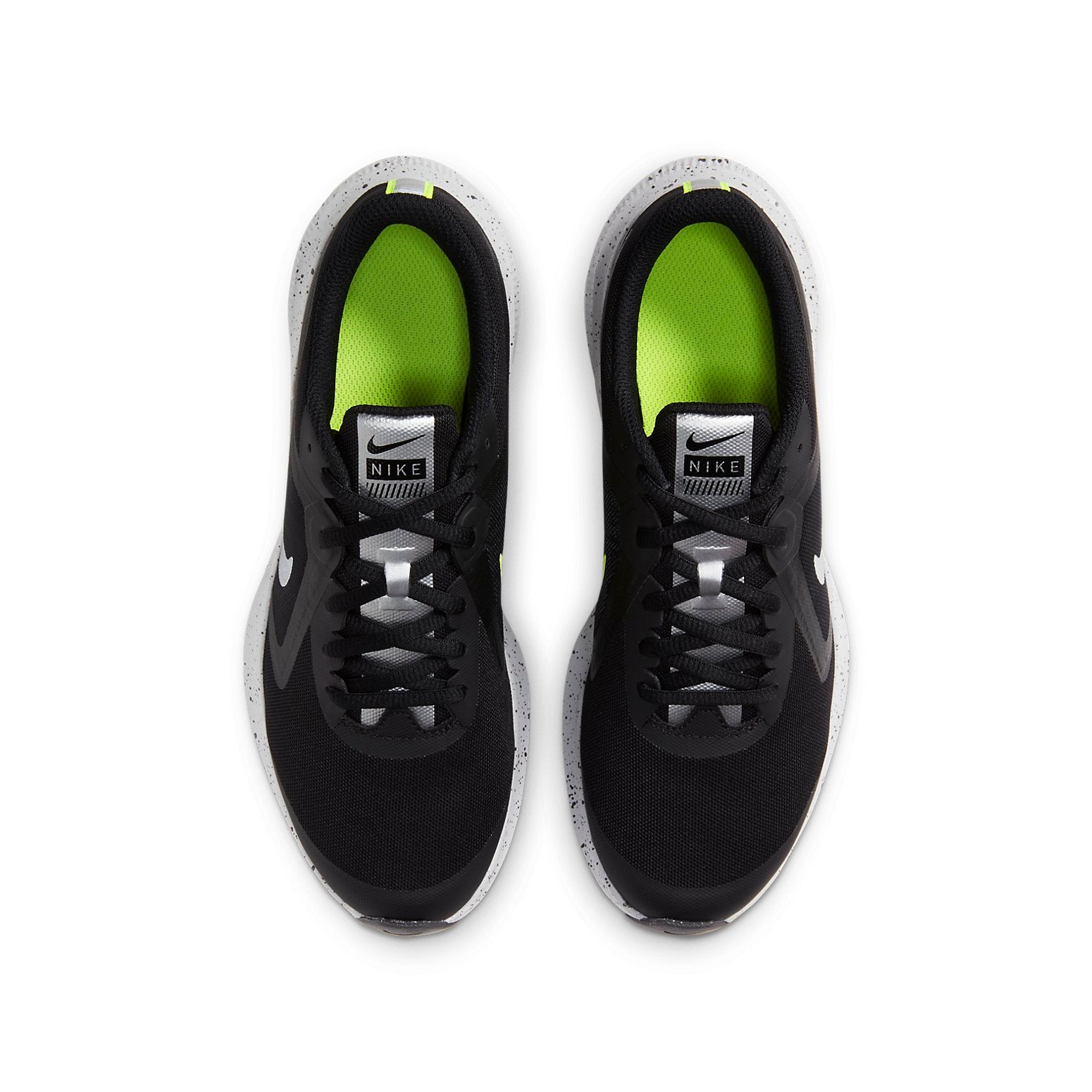 (GS) Nike Downshifter 10 VIZ 'Black Grey Green' CT3876-001