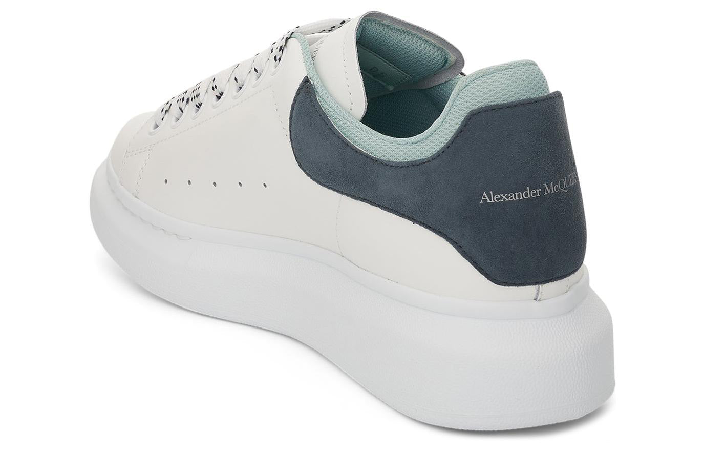 (WMNS) Alexander McQueen Oversized Sneakers 'White Anthracite Mint' 697103WIBNH9890