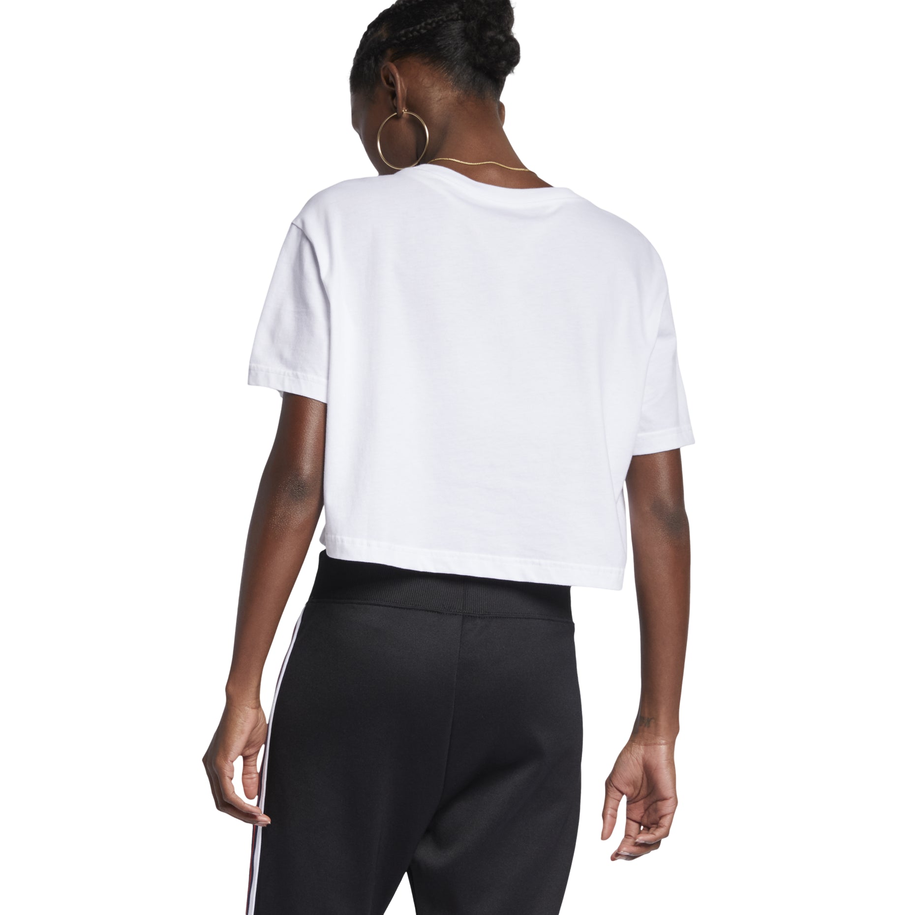 (WMNS) Nike Sportswear Essential Short Casual Crew Neck Short Sleeve T-Shirt White BV6176-100