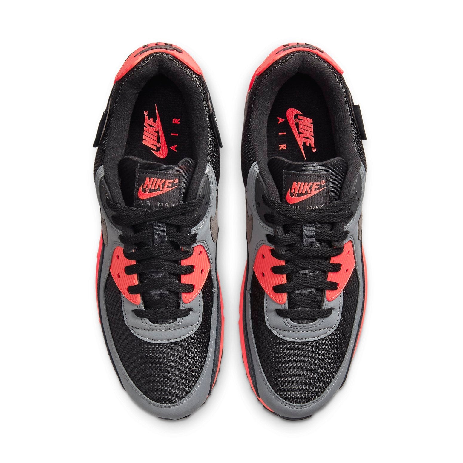 Nike Air Max 90 'Kiss My Airs - Black Laser Crimson' DJ4626-001