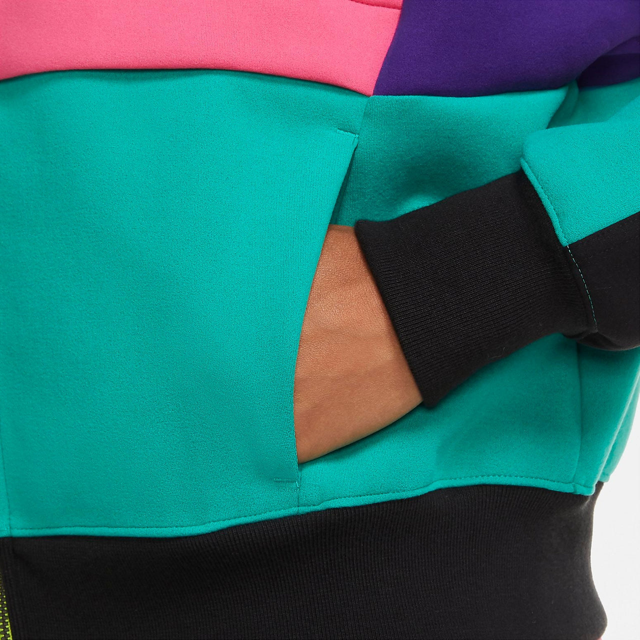 (WMNS) Air Jordan Winter Utility Hoodie 'Pink Green' CW6503-674