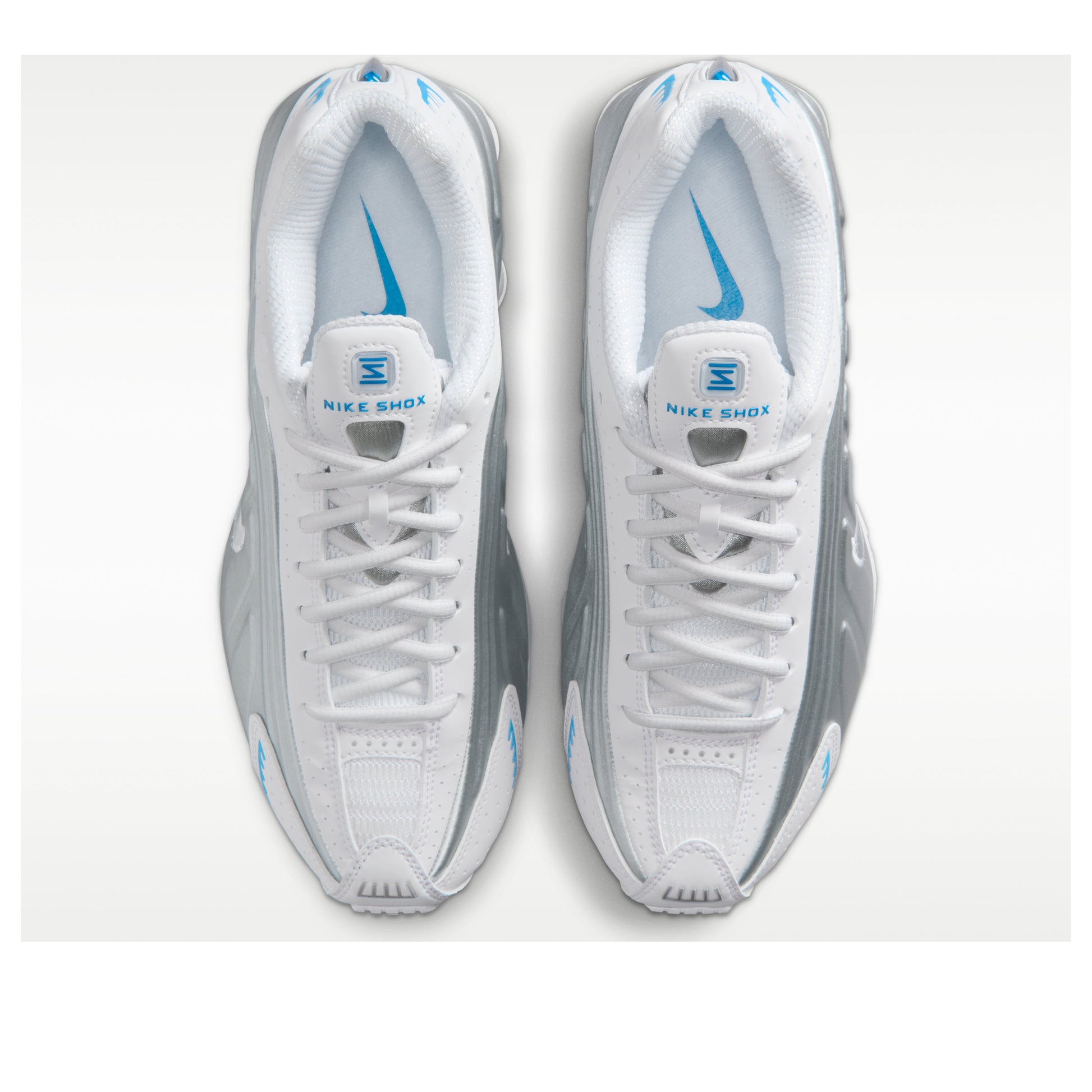 (WMNS) Nike Shox R4 'White Blue Hero' AR3565-105