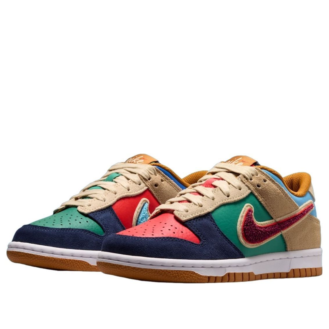 (GS) Nike Dunk Low 'Midnight Navy Noise Green' IV6203-410
