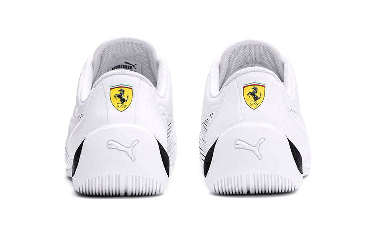 (GS) PUMA Ferrari Drift Cat 7s Ultra Low Top Running Shoes White/Black 306426-02