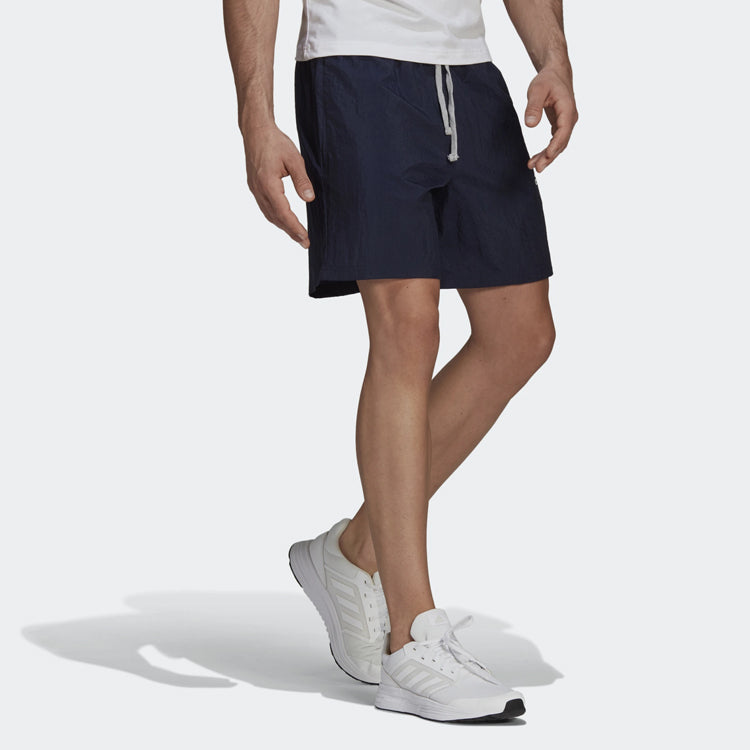 adidas M Favs Q2 Sho Drawstring Loose Sports Shorts Blue GK9595